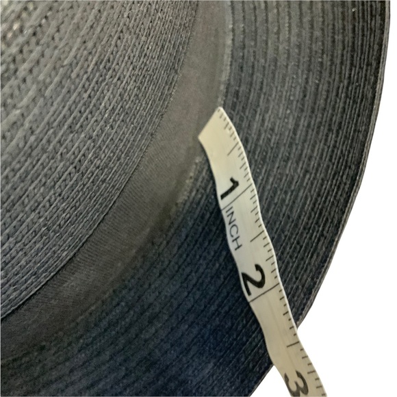 Milan Men’s Fedora Black Straw Hat Feather Meyer the Hatter New Orleans  size 7 - Picture 7 of 14